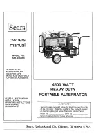 Sears 580.32601 Owner'S Manual preview