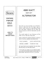 Предварительный просмотр 41 страницы Sears 580.32601 Owner'S Manual