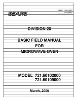 Sears 721.60102000 Basic Field Manual preview