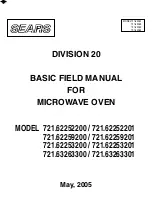 Preview for 1 page of Sears 721.62252200 Manual