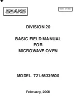 Preview for 1 page of Sears 721.66339 Manual