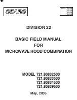 Sears 721.80832500 Manual preview