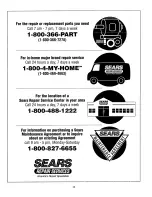 Preview for 46 page of Sears 72671 Owner'S Manual