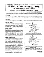 Preview for 1 page of Sears 8101 P432-60 Installation Instructions