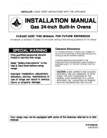 Sears 8101 P590-60 Installation Manual предпросмотр