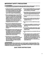 Preview for 3 page of Sears 831.297550 Owner'S Manual