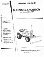 Предварительный просмотр 1 страницы Sears 917.250550 Owner'S Manual