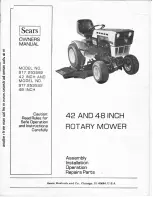 Preview for 1 page of Sears 917.253582 Owner'S Manual