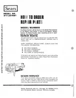 Preview for 36 page of Sears 917.257061 Owner'S Manual