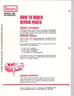 Preview for 40 page of Sears 917.257070 Owner'S Manual