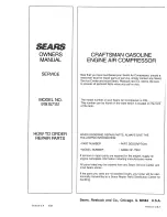 Предварительный просмотр 20 страницы Sears 919.157151 Owner'S Manual