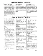 Preview for 11 page of Sears 93751 Use And Care Manual