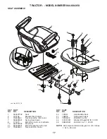 Предварительный просмотр 17 страницы Sears 944.604350 Repair Parts Manual