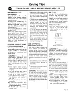 Preview for 13 page of Sears 95761 Use And Care Manual