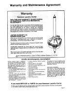 Preview for 15 page of Sears 95761 Use And Care Manual