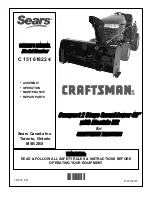 Sears C 151 61822 4 Owner'S Manual preview