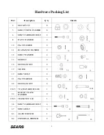 Preview for 5 page of Sears C249 30437 0 Owner'S Manual