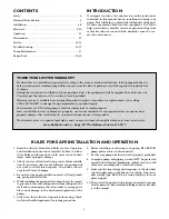 Preview for 3 page of Sears CRAFTMAN PROFESSIONAL HYDROGLASS 390.2519 Owner'S Manual