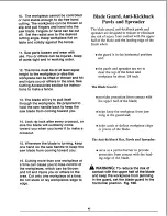 Preview for 43 page of Sears Craftsman 113.198311 Operator'S Manual