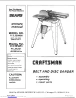 Sears Craftsman 113.225900 Owner'S Manual preview