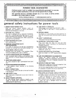 Предварительный просмотр 2 страницы Sears Craftsman 113.24611 Owner'S Manual