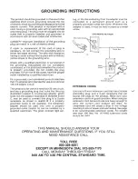 Предварительный просмотр 2 страницы Sears CRAFTSMAN 165.155250 Owner'S Manual