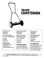 Preview for 1 page of Sears Craftsman 291.376500 Owner'S Manual