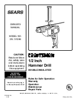 Предварительный просмотр 1 страницы Sears craftsman 315.101390 Manual Reference