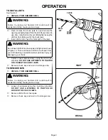 Предварительный просмотр 9 страницы Sears craftsman 315.101390 Manual Reference