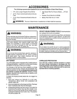 Предварительный просмотр 13 страницы Sears craftsman 315.271900 Owner'S Manual