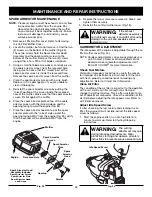 Preview for 15 page of Sears CRAFTSMAN 316.791810 Operator'S Manual