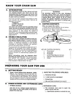 Preview for 5 page of Sears Craftsman 358.34020 Operator'S Manual