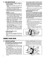 Preview for 8 page of Sears Craftsman 358.34020 Operator'S Manual