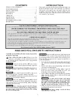 Preview for 2 page of Sears CRAFTSMAN 390.2521 Owner'S Manual