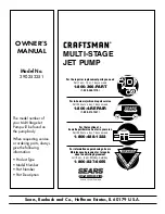 Preview for 20 page of Sears CRAFTSMAN 390.253251 Owner'S Manual