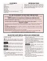 Preview for 2 page of Sears CRAFTSMAN 390.262453 Owner'S Manual