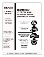 Preview for 12 page of Sears CRAFTSMAN 390.262453 Owner'S Manual