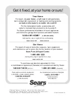 Preview for 8 page of Sears Craftsman 390.2655 Owner'S Manual