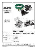 Sears CRAFTSMAN 390.269152 Owner'S Manual preview