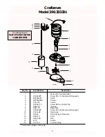 Preview for 6 page of Sears CRAFTSMAN 390.303301 Owner'S Manual