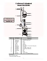 Preview for 7 page of Sears CRAFTSMAN 390.303301 Owner'S Manual