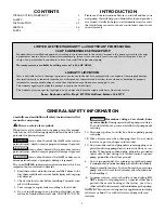 Предварительный просмотр 2 страницы Sears Craftsman 390.304051 Owner'S Manual