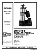 Предварительный просмотр 9 страницы Sears Craftsman 390.305001 Owner'S Manual