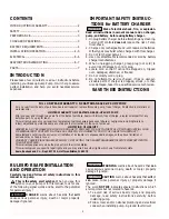 Предварительный просмотр 2 страницы Sears CRAFTSMAN 390.306061 Owner'S Manual