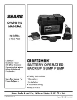 Sears Craftsman 390.307060 Owner'S Manual предпросмотр