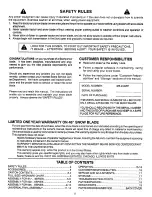 Preview for 2 page of Sears Craftsman 486.244281 Owner'S Manual