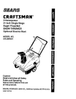 Sears Craftsman 536.884561 Owner'S Manual предпросмотр