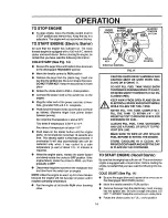 Предварительный просмотр 14 страницы Sears Craftsman 536.886121 Owner'S Manual