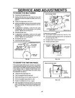 Предварительный просмотр 22 страницы Sears Craftsman 536.886121 Owner'S Manual