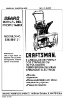 Предварительный просмотр 45 страницы Sears Craftsman 536.886121 Owner'S Manual